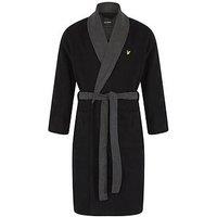 Lyle & Scott Lyle & Scott Adrian Bathrobe - Black