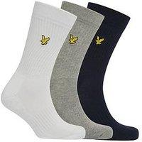 Lyle & Scott Hamilton 3 Pack Sports Socks - Multi
