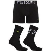Lyle & Scott Lyle & Scott Creed Boxer And Socks Gift Set