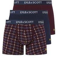 Lyle & Scott Lyle & Scott Maguire 3 Pack Boxer Set - Multi