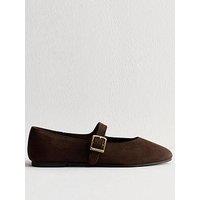 New Look C S Joburg High Vamp Mary Jane - Brown