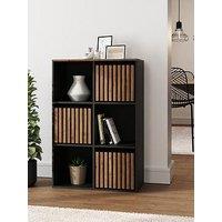 Gfw Kube 2 X 3 Storage Unit - Black/Walnut