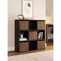 Gfw Kube 3 X 3 Storage Unit - Black/Walnut