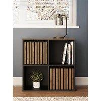 Gfw Kube 2 X 2 Storage Unit - Black/Walnut