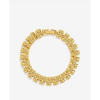 Jon Richard 18K Gold Plated Gate Chain Bracelet