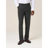 Skopes Tailored Fit Margrave Charcoal Check Suit Trousers