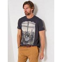 Joe Browns Guitar Skyline T Shirt - Blue
