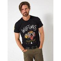 Joe Browns Tour Bus Retro T-Shirt - Black