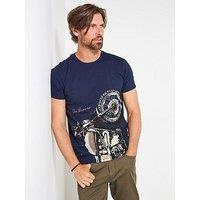 Joe Browns Bike Adventure-Inspired Graphic T-Shirt - Blue