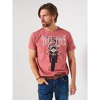 Joe Browns Pink Biker Print T Shirt
