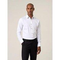 Skopes Standard Fit Luxury Formal Long Sleeve Shirt - White