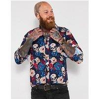 Joe Browns All Over Skull Print Long Sleeve Shirt