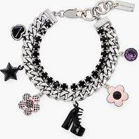 Marc Jacobs Mini Icon Dot Charm Bracelet - Silver