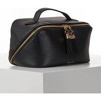 Luella Grey Carmel Black Make Up Bag