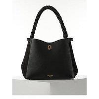 Luella Grey Simone Woven Handle Hobo - Black