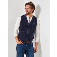 Joe Browns Cord Front Waistcoat - Navy