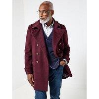 Joe Browns Mid-Length Military Jacket - Dark Red