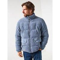 Joe Browns Cord Padded Jacket - Blue