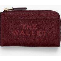 Marc Jacobs The Top Zip Multi Wallet - Dark Red