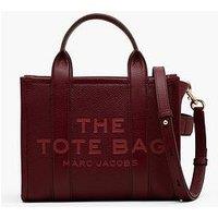Marc Jacobs The Leather Small Tote - Dark Red