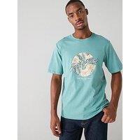 Jack & Jones Honolulu Graphic T-Shirt - Aqua