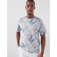 Jack & Jones Honolulu Printed T-Shirt - Light Blue