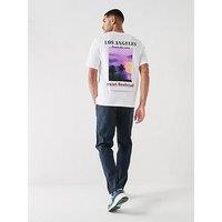 Jack & Jones City Back Graphic T-Shirt - White