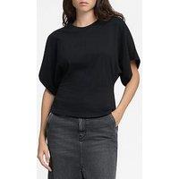 Replay Cotton Jersey T-Shirt - Black