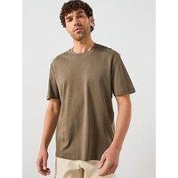 Mango Kimi Crew T-Shirt - Brown