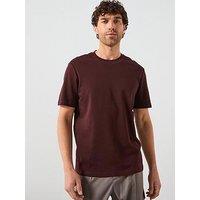 Mango Kimi Crew T-Shirt - Dark Red