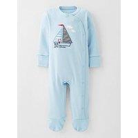 The Very Collection Little Sailor Sleepsuit - Blue