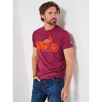 Joe Browns Graphic Biker T-Shirt - Red
