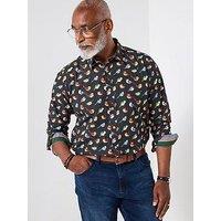 Joe Browns Bird Print Long Sleeve Shirt - Multi