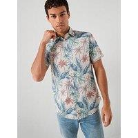 Jack & Jones Honolulu Aop Printed Short Sleeve Shirt - Multi