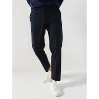 Mango Bologna Stretch Slim Trousers - Navy