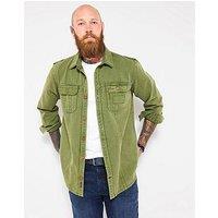 Joe Browns Green Embroidered Stitch Detail Long Sleeve Casual Shirt - Green