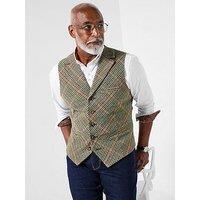 Joe Browns Check Waistcoat - Green