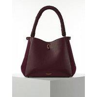 Luella Grey Simone Woven Handle Hobo - Cherry