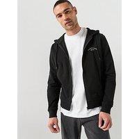 Jack & Jones College Zip Hoodie - Black