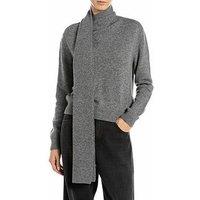Replay Lambswool Viscose Knitted Jumper - Grey