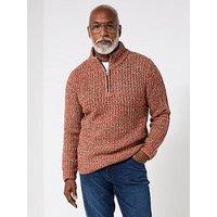 Joe Browns Long Sleeve Fisherman Knitted Jumper - Red