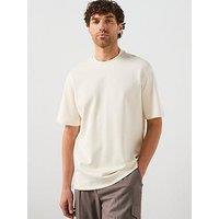 Mango London Heavyweight Crew T-Shirt - Light Beige