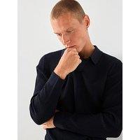Mango Mango Antiguas Split Collar Ribbed Knitted Jumper