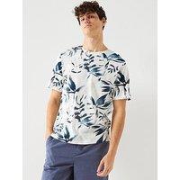 Jack & Jones Honolulu Aop Printed T-Shirt - Cream
