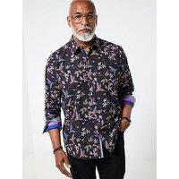 Joe Browns Floral Bird Print Long Sleeve Shirt - Multi