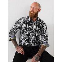 Joe Browns Musical Note Long Sleeve Shirt - Black