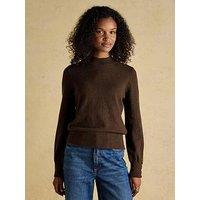 Joules High Neck Jumper - Brown