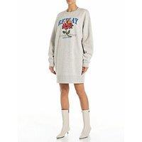 Replay Logo Sweater Dress - Grey