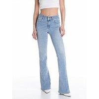 Replay New Luz Flare Fit Jeans - Blue