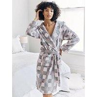 Chelsea Peers Classic Dressing Gown - Beige